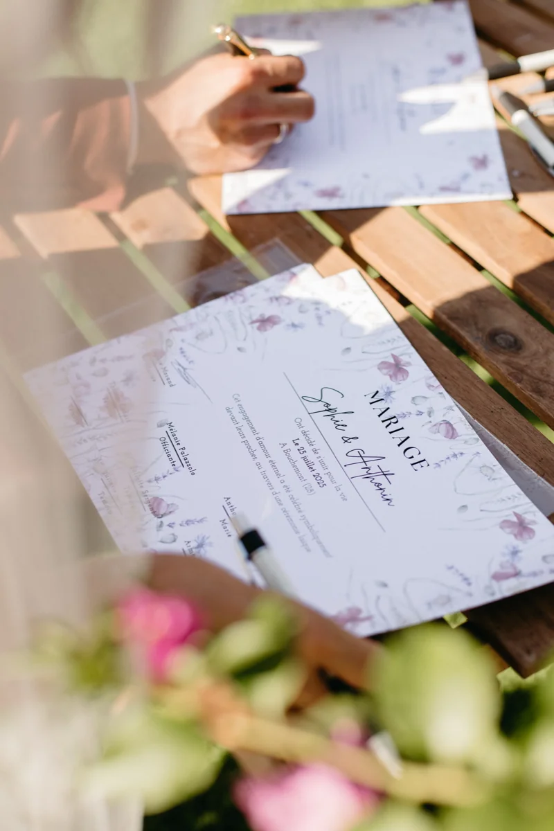 Cérémonie de mariage laïque - Les Cérémonies de Mélanie